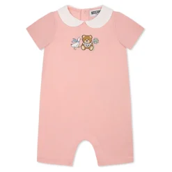 Roze Romper met Teddybeer Versiering