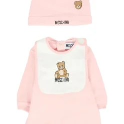 Roze Rompers Set met Teddybeer