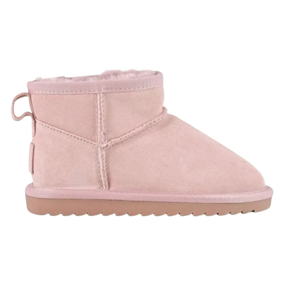 Roze Suède Kinderen Slip-On Laars