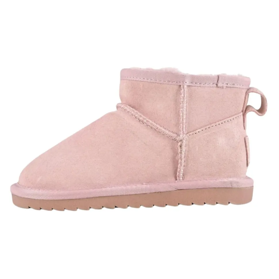 Roze Suède Kinderen Slip-On Laars