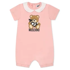 Roze Teddy Bear Rompers