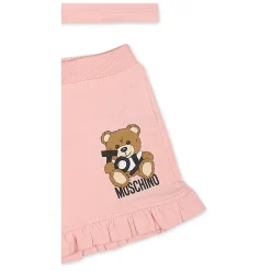 Roze Teddybeer Korte Sportpak