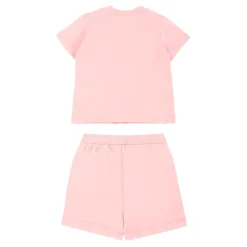 Roze Teddybeer Korte Sport Set