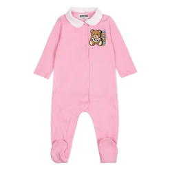 Roze Teddybeer Rompers