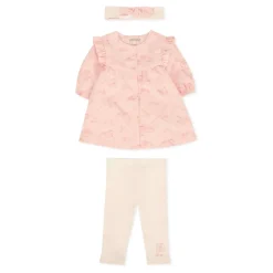 Roze Tijgerprint Jurk Set