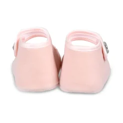 Roze Velvet Kristalband Balletflats