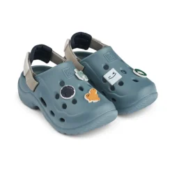 Rubberen sandalen met applicaties Milas