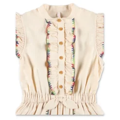 Ruche Playsuit Ivoor Buitenkleding AW25