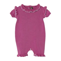 Ruffle Gebreide Romper