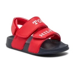Sandalen met logo-print