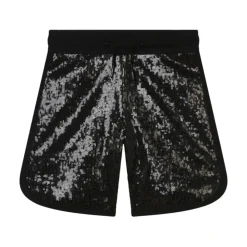 Sequin Embroidered Bermuda Shorts