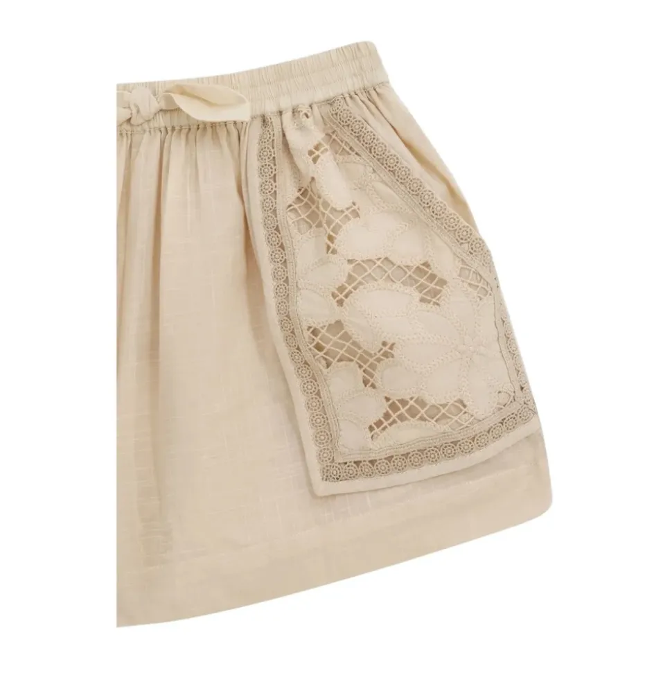 Shorts con pizzo