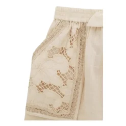 Shorts con pizzo