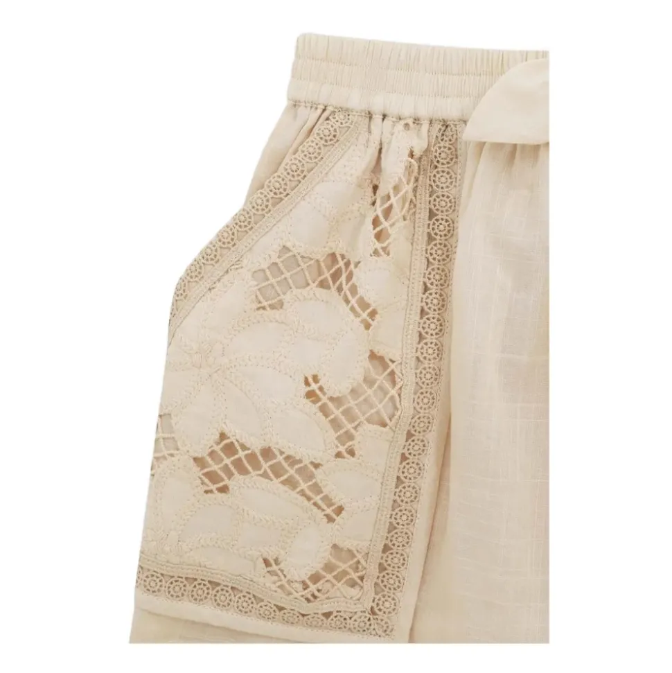 Shorts con pizzo