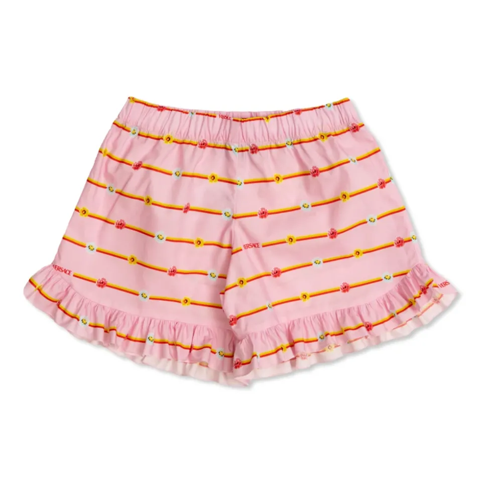 Shorts met bloemmotief