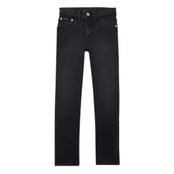 Slim Fit Kinderen Jeans Zwart Elastisch