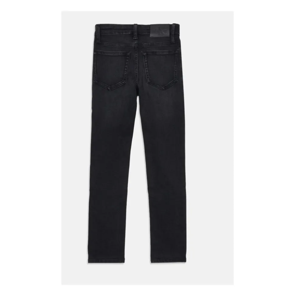 Slim Fit Kinderen Jeans Zwart Elastisch