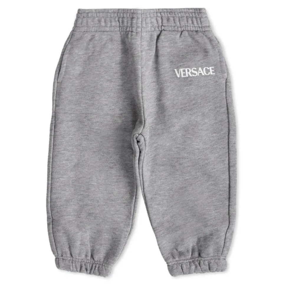 Sportieve Grijze Katoenen Trainingsbroek