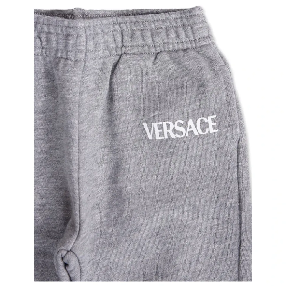 Sportieve Grijze Katoenen Trainingsbroek