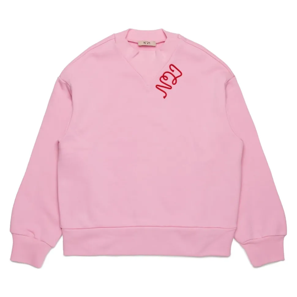 Stijlvolle Crewneck Sweatshirt met Cursief Logo