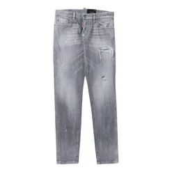 Stijlvolle Distressed Grey Denim Jeans