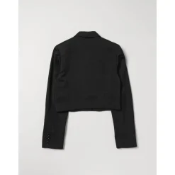 Stijlvolle Korte Jas met Knoopsluiting