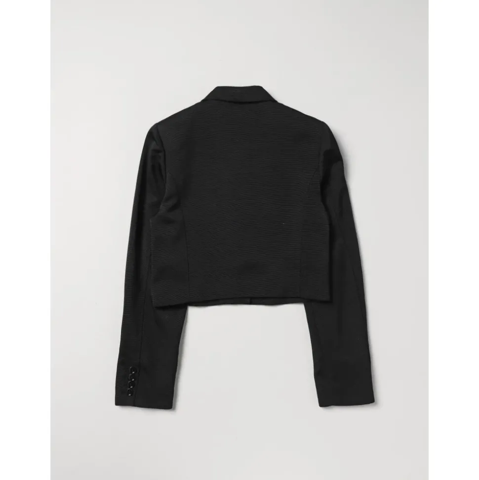 Stijlvolle Korte Jas met Knoopsluiting