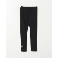 Stijlvolle zwarte legging met patch