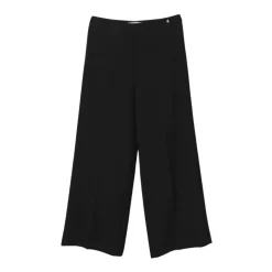 Stijlvolle Zwarte Wijde Pijpen Broek