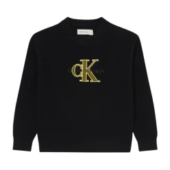 Stitch Logo Trui - Zwart