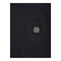 Stone Island T-shirt met ronde hals en logopatch van katoen