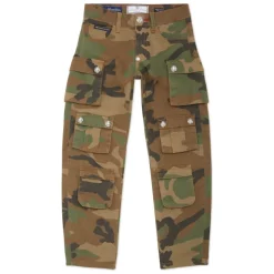 Strass Denim Cargo Broek