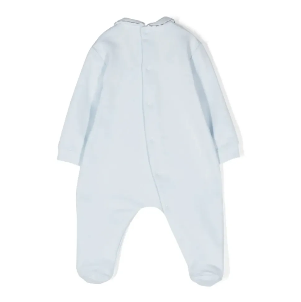 Stretch Katoen Fleece Jumpsuit met Kleine Beren