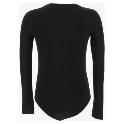 Stretch katoenen bodysuit met logo