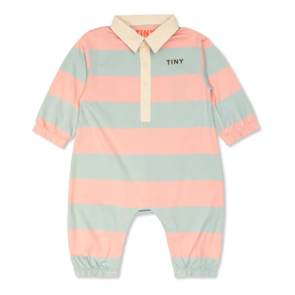 Stripes Polo One-piece