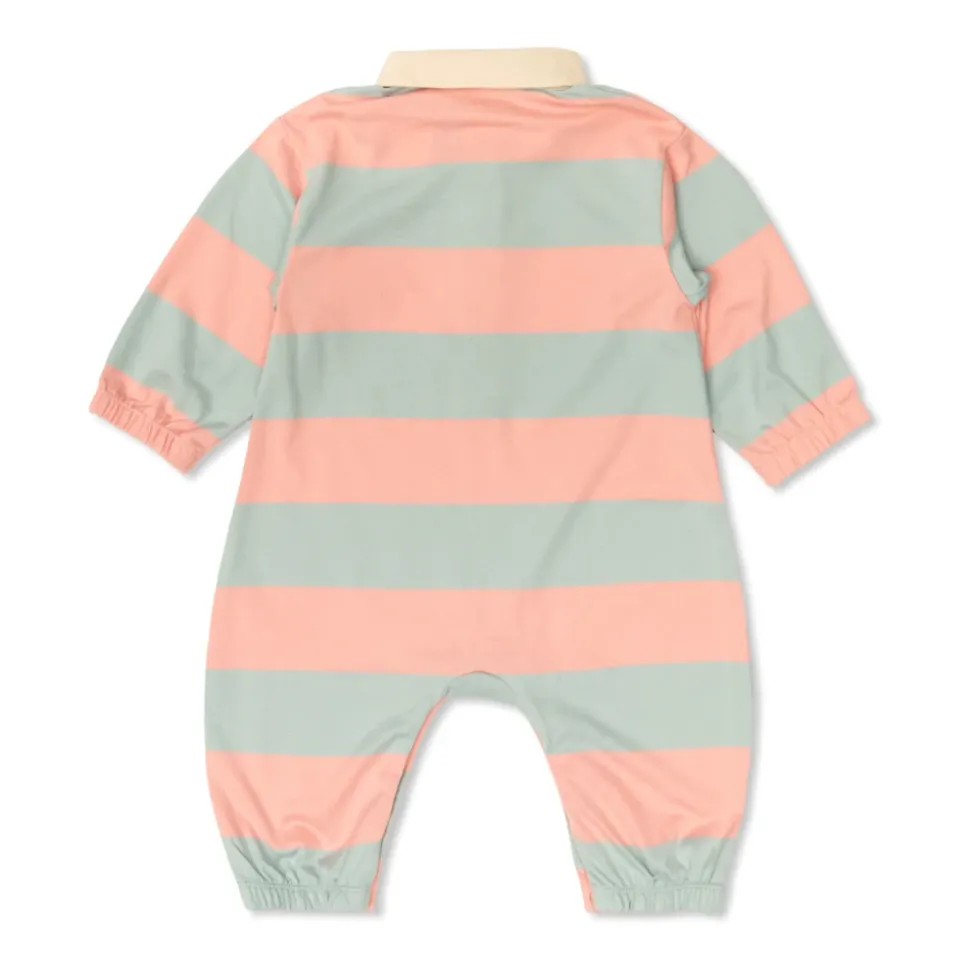Stripes Polo One-piece