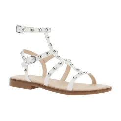 Studded Witte Sandalen