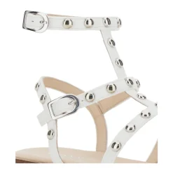 Studded Witte Sandalen