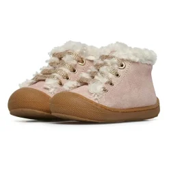 Suede and wool first-steps shoes LALLIT