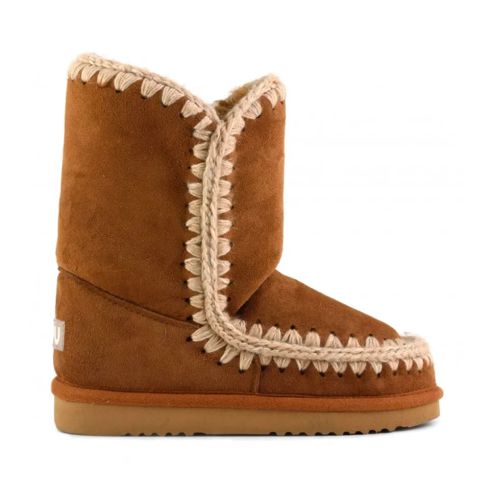 Suede Eskimo Laarzen met Rubberen Zool