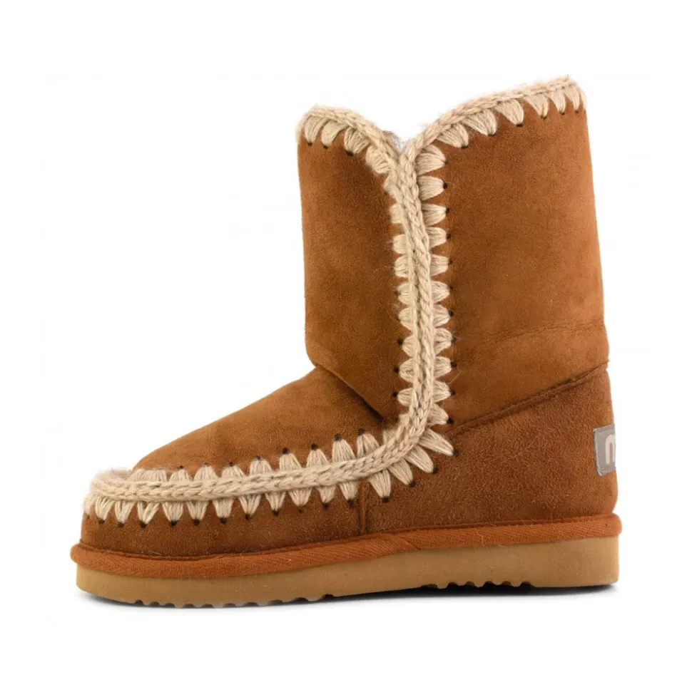 Suede Eskimo Laarzen met Rubberen Zool