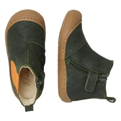 Suede first-steps ankle boots SALLY