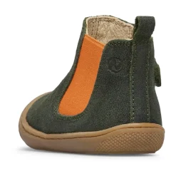 Suede first-steps ankle boots SALLY