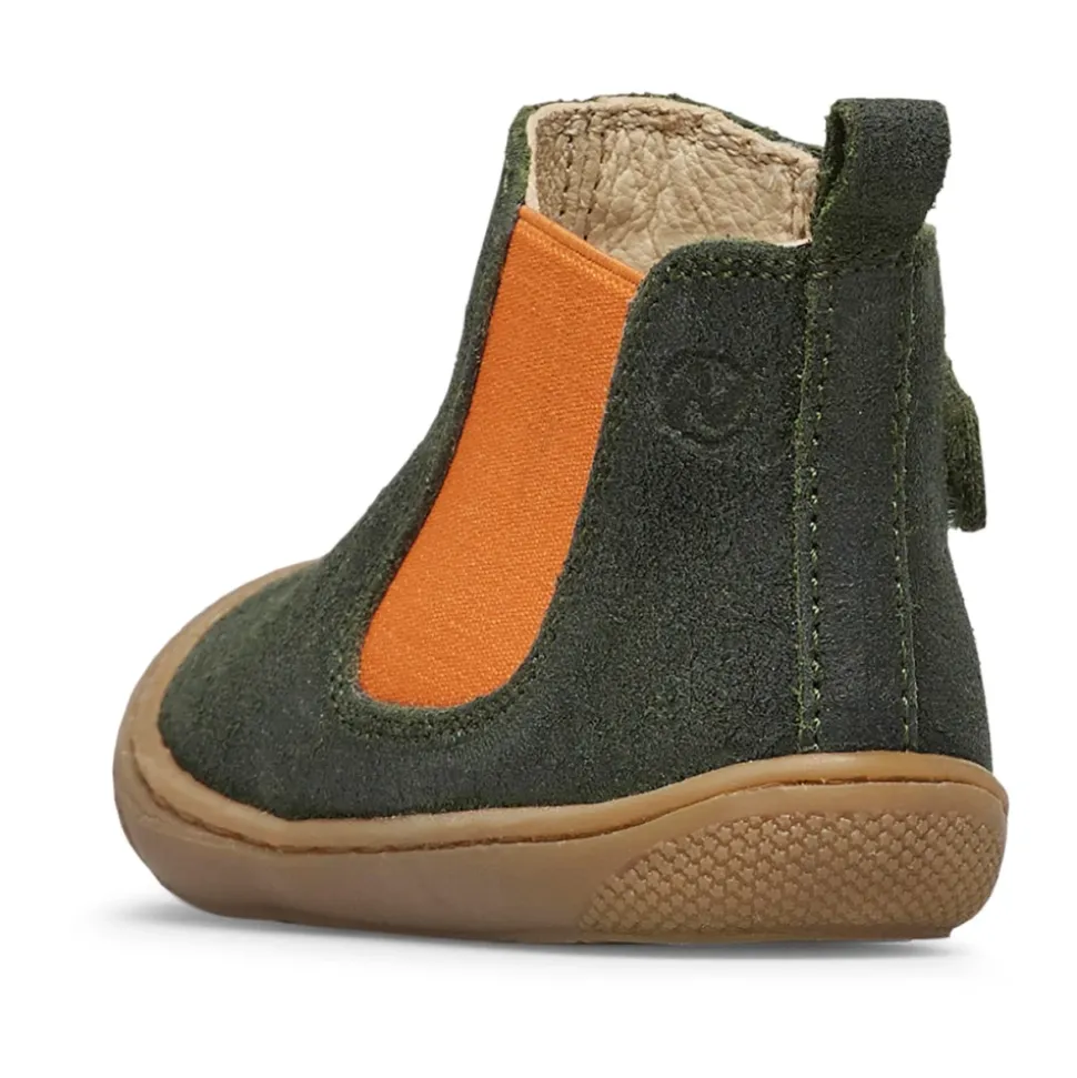 Suede first-steps ankle boots SALLY