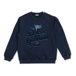 Sweatshirt met reliëf logo