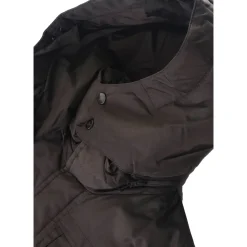 Technische Jas van Stof met Afneembare Capuchon