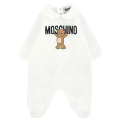 Teddy Bear Print Ivory Rompers