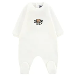 Teddy Bear Print Ivory Rompers