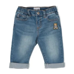 Teddy Patch Stretch Denim Broek