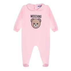 Teddy Print Baby Kleding Set Roze